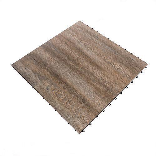 Rental store for Dance Floor -21 x21  Smoked Oak Snaplock in Kelowna BC