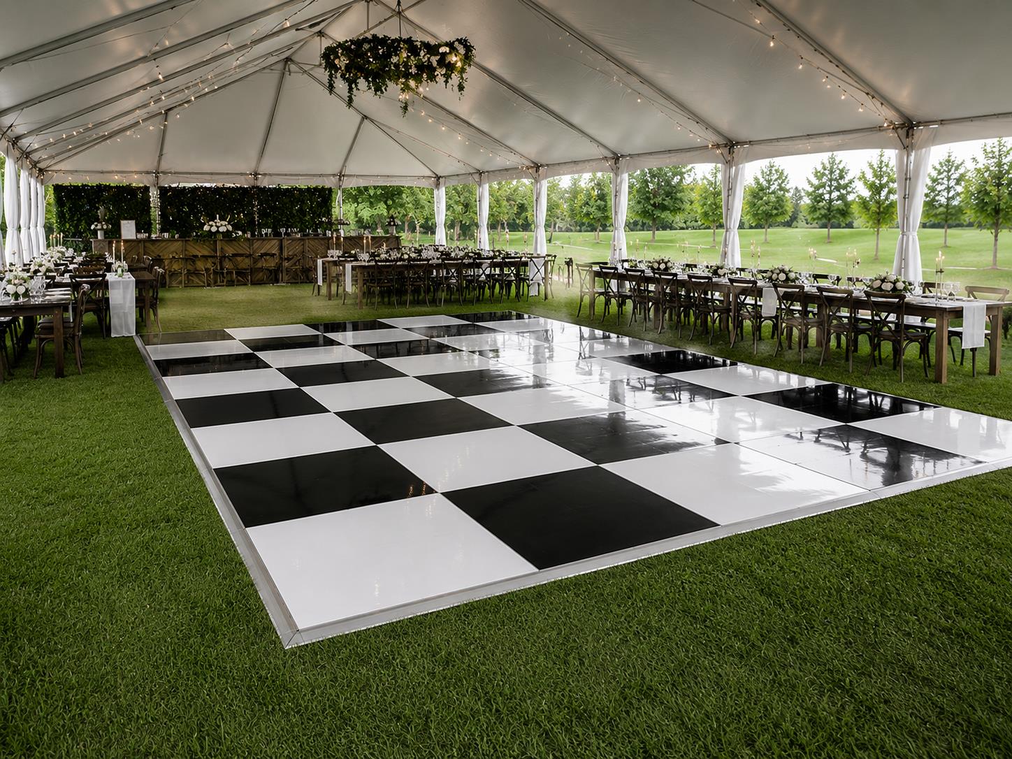 Rental store for Dance Floor - 16 X16  Black   White CL in Kelowna BC