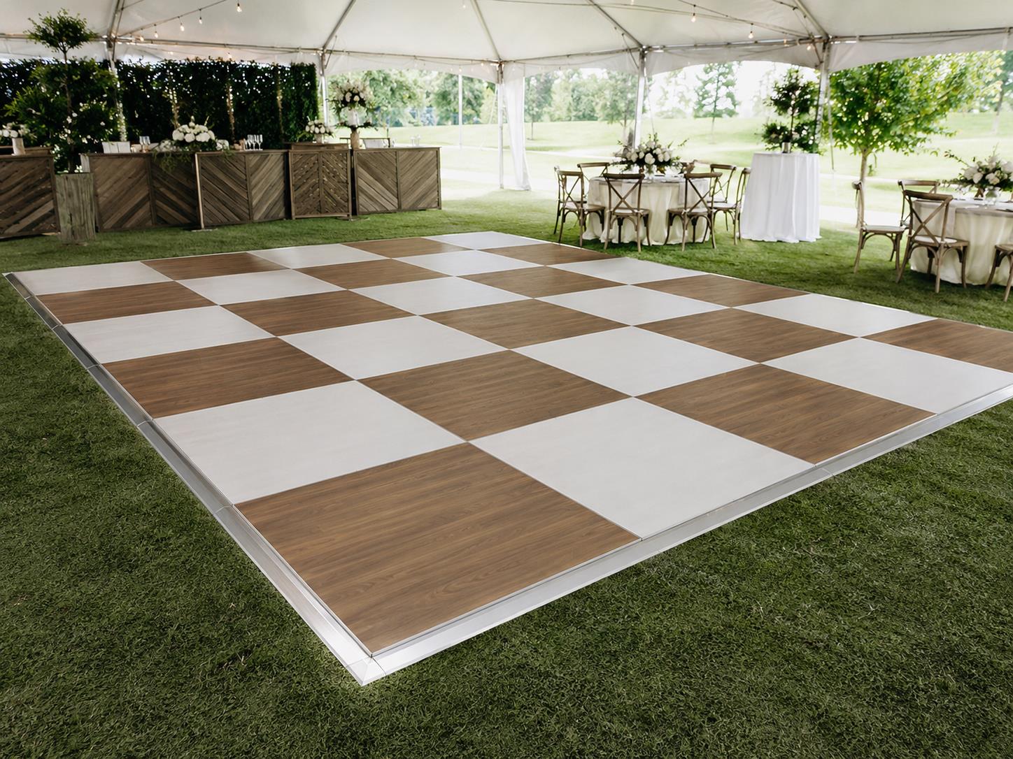 Rental store for Dance Floor - 20 X20  Wood   White CL in Kelowna BC