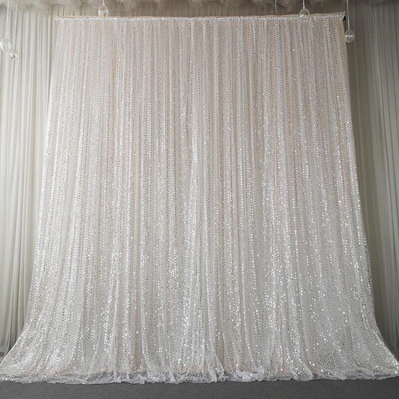 Rental store for Drape - 8 x10  White Silver Sequin  V in Kelowna BC